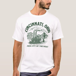 Cincinnati City Ohio Queen City of the West T-Shirt