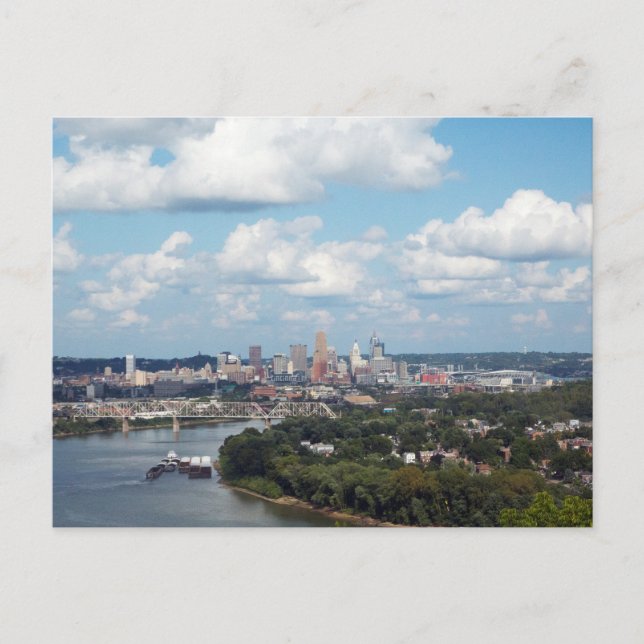 Cincinnati Cityscape Postcard (Front)