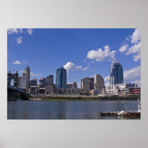 Cincinnati Cityscape Poster