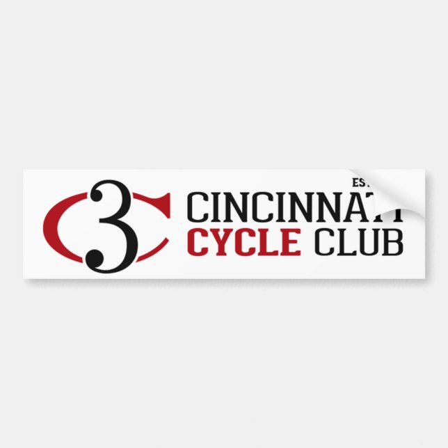 Cincinnati Cycle Club Bumper Sticker (Front)