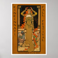 Cincinnati fall festival Art Nouveau