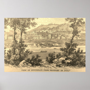 Cincinnati in 1812 poster