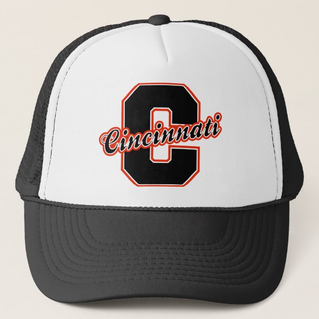 Cincinnati Letter Trucker Hat (Front)