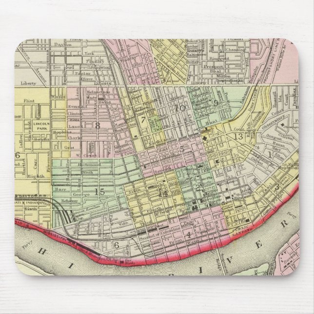 Cincinnati Mouse Mat (Front)