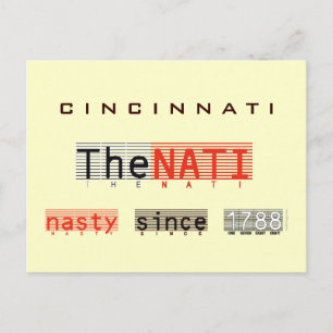 CINCINNATI Nasty Since 1788 Postcard