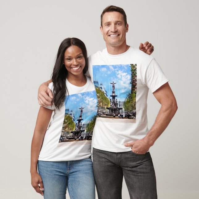 Cincinnati OH - Tyler-Davidson Fountain c1906 T-Shirt (Unisex)