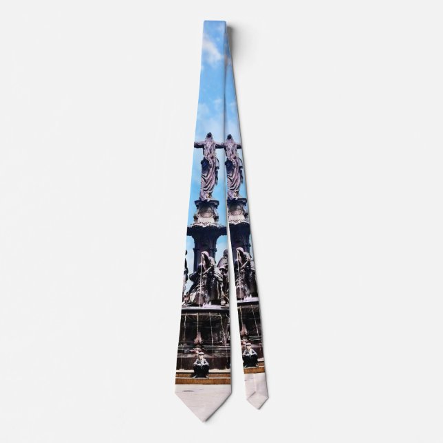 Cincinnati OH - Tyler-Davidson Fountain c1906 Tie (Front)