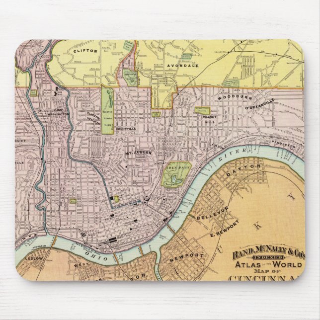 Cincinnati, Ohio 2 Mouse Mat (Front)