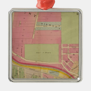 Cincinnati, Ohio 3 Metal Tree Decoration