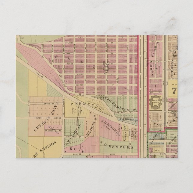 Cincinnati, Ohio 4 Postcard (Front)