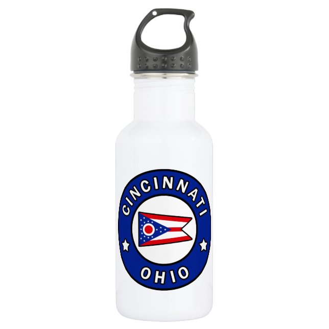Cincinnati Ohio 532 Ml Water Bottle (Front)