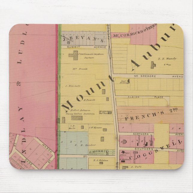 Cincinnati, Ohio 5 Mouse Mat (Front)