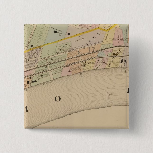 Cincinnati, Ohio 7 15 Cm Square Badge (Front)