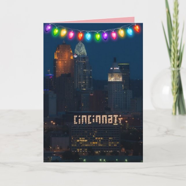  CINCINNATI. OHIO CHRISTMAS CARDS (Front)