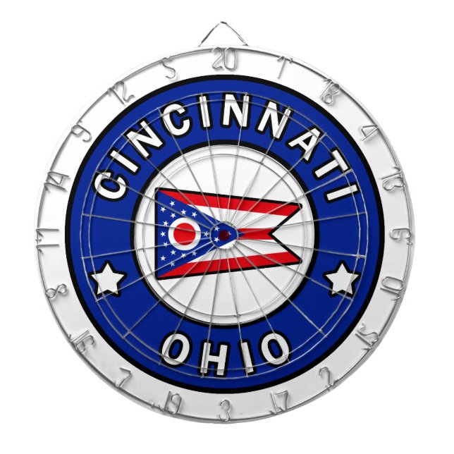 Cincinnati Ohio Dartboard (Front)