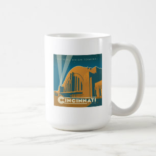 Cincinnati, Ohio   Historic Union Terminal Coffee Mug