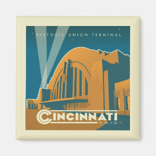 Cincinnati, Ohio Historic Union Terminal Magnet