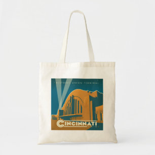 Cincinnati, Ohio Historic Union Terminal Tote Bag