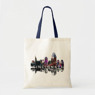 Cincinnati,. Ohio in graffiti Tote Bag