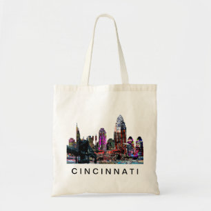 Cincinnati, Ohio in graffiti Tote Bag