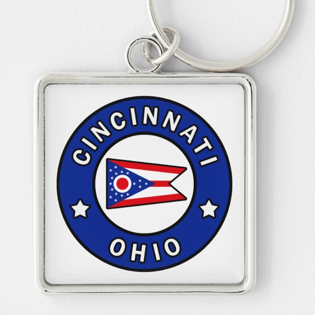 Cincinnati Ohio Key Ring (Front)