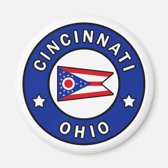 Cincinnati Ohio Magnet (Front)