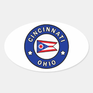 Cincinnati Ohio Oval Sticker