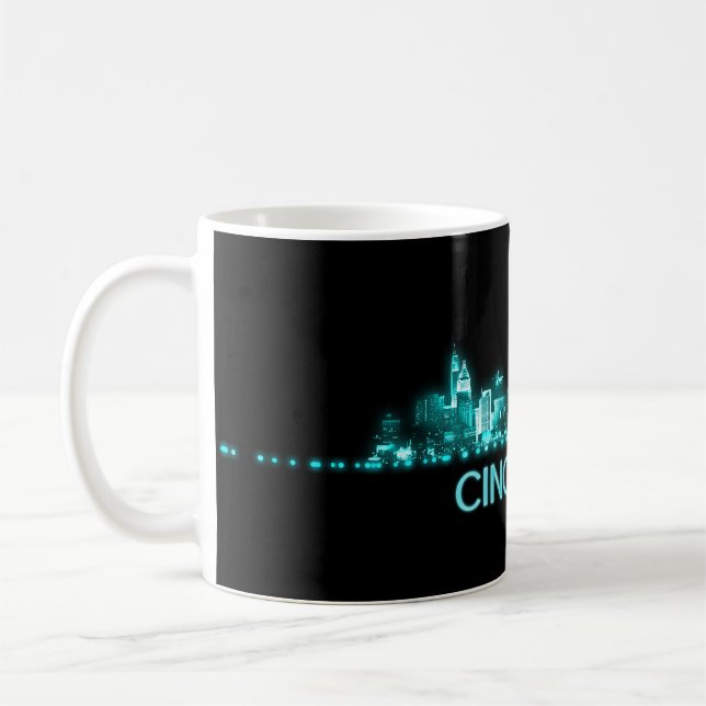 Cincinnati Skyline Coffee Mug (Left)