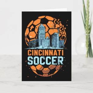 Cincinnati Soccer City Skyline Cool Cincy 513  Card