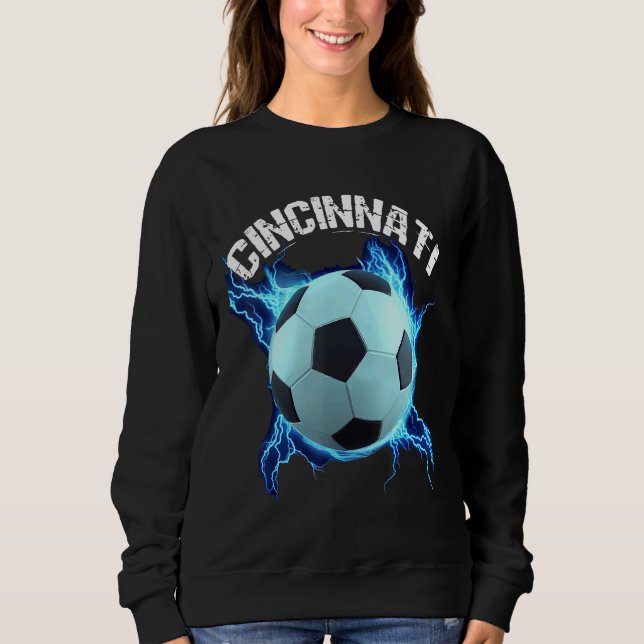 Cincinnati Soccer Retro Sweatshirt (Front)