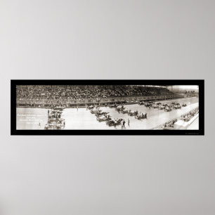 Cincinnati Speedway Photo 1916 Poster