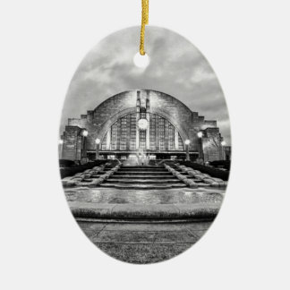 Cincinnati Union Terminal Ceramic Tree Decoration