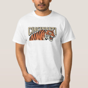 Cincinnati vintage retro style bengal tiger art T-Shirt