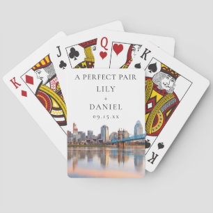 Cincinnati Wedding Perfect Pair Favor Playing Cards