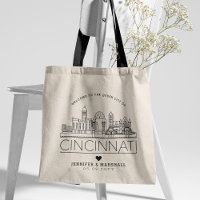 Cincinnati Wedding | Stylized Skyline