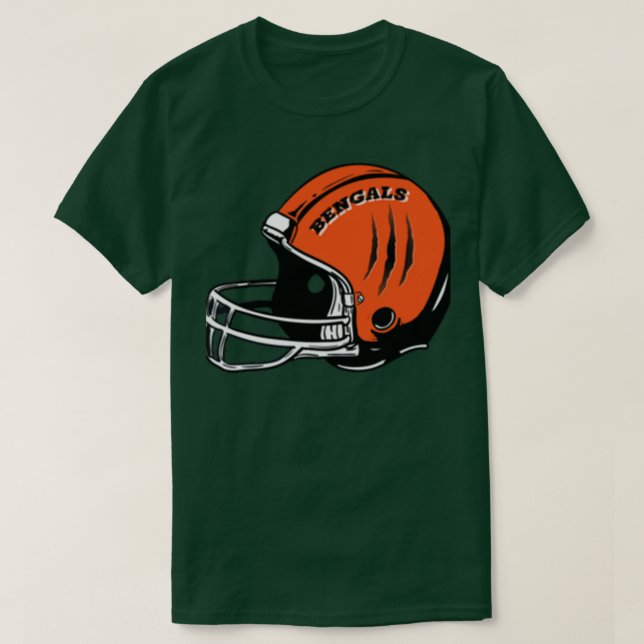 CincinnatiBengalsHelmet T-Shirt (Design Front)