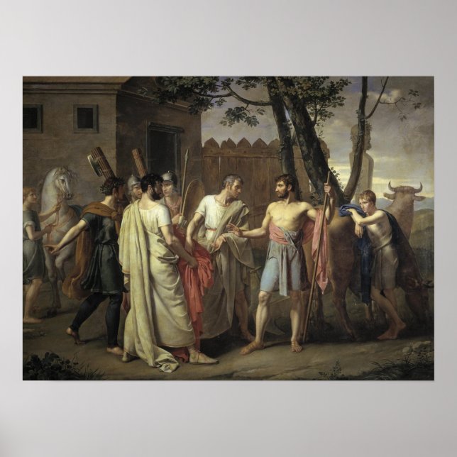 Cincinnatus Abandons the Plough Poster (Front)