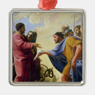 Cincinnatus Returning to his Plough Metal Tree Decoration