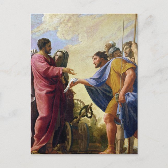 Cincinnatus Returning to his Plough Postcard (Front)