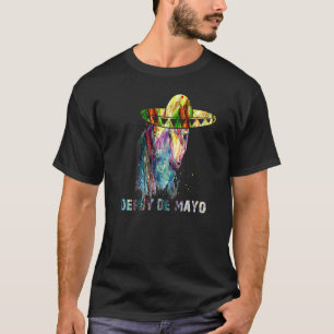Cinco De Derby  Mexican Kentucky Horse Race T-Shirt