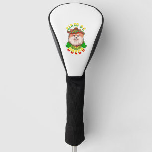 Cinco de Doggo Funny Pomeranian Golf Head Cover