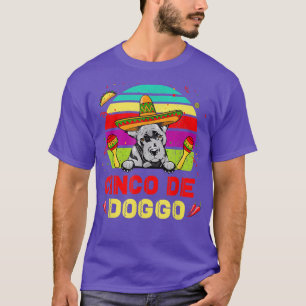 Cinco De Doggo Hilarious Pit Bull Dog For Cinco De T-Shirt