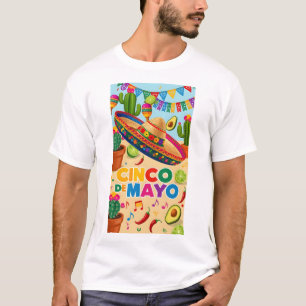 Cinco De Drinko Bitchachos Mens Womens Drinking T- T-Shirt