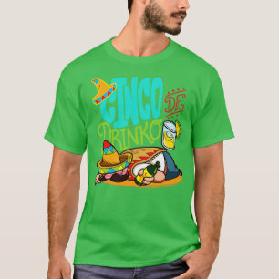Cinco de Drinko Cinco de Mayo Party Mexican May 5t T-Shirt