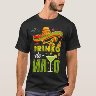 Cinco De Drinko Fiesta Mexican Cinco De Mayo Party T-Shirt