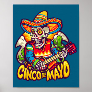 Cinco de drinko funny cinco de mayo party drinking poster