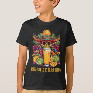 Cinco De Drinko Funny Cinco De Mayo Party Drinking T-Shirt
