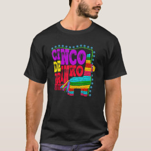 Cinco De Drinko Funny Mexican Drinking Idea T-Shirt