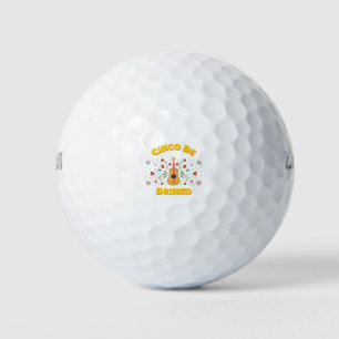 Cinco De Drinko Golf Balls