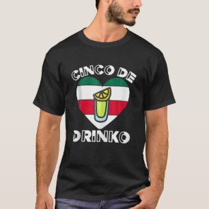 Cinco De Drinko Women Bartender De Mayo Tequila Lo T-Shirt
